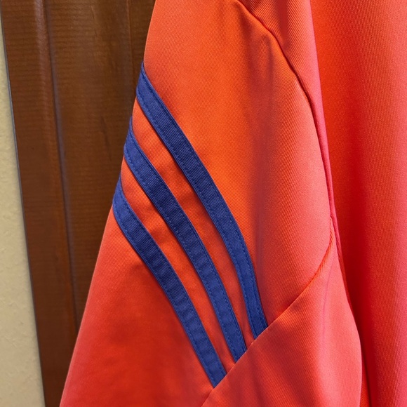 3 Men’s Adidas Pure Motion Golf Polos- White/Lime Green Orange, & Lt. Purple⛳️⛳️ - Picture 8 of 14